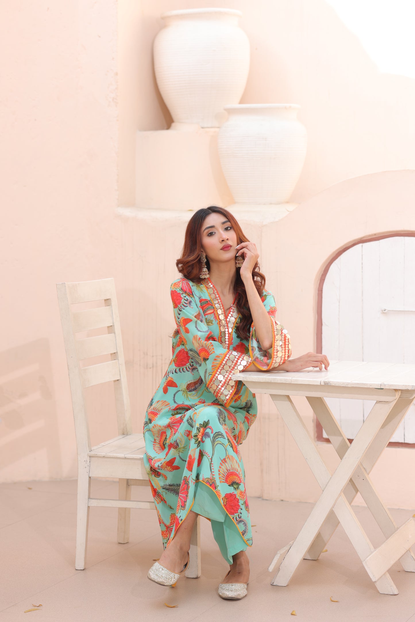 Sur Kurta Set - Blue