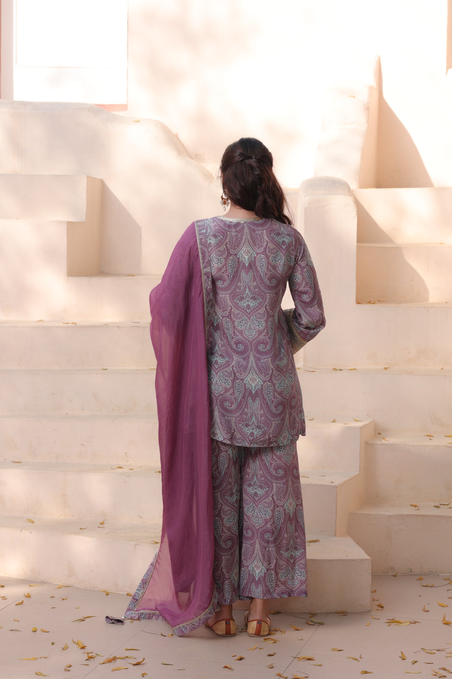 Nalina Paisly Suit - Purple