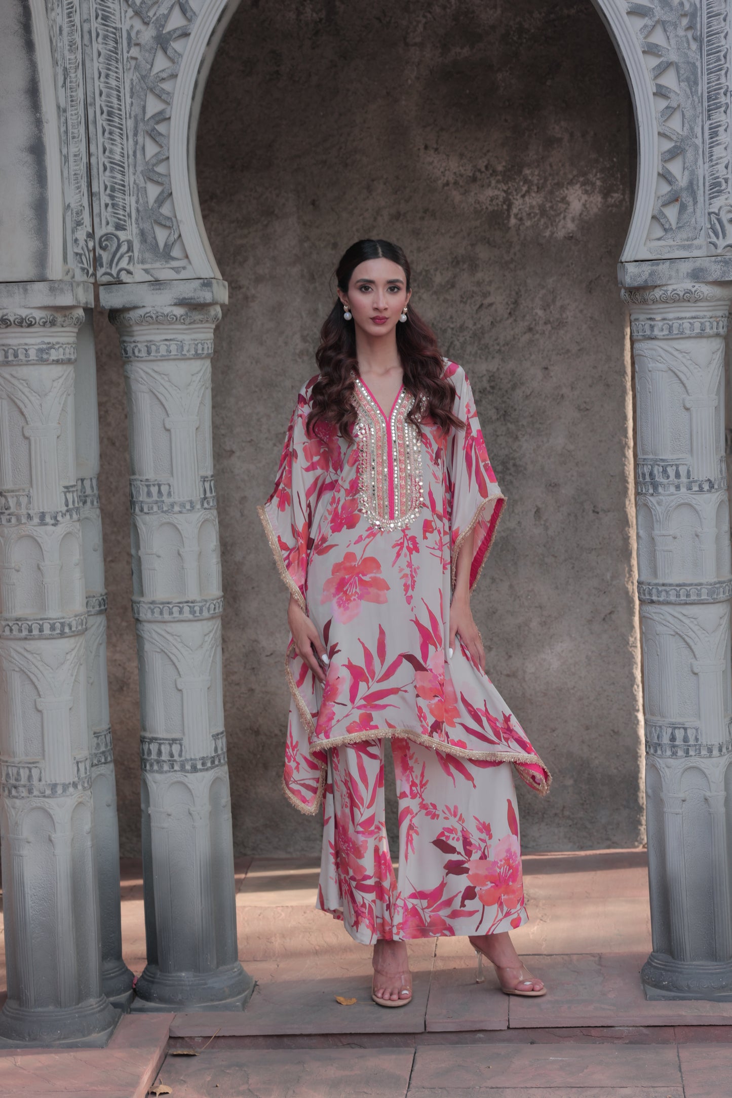 Miraz Maple Kaftan - Red