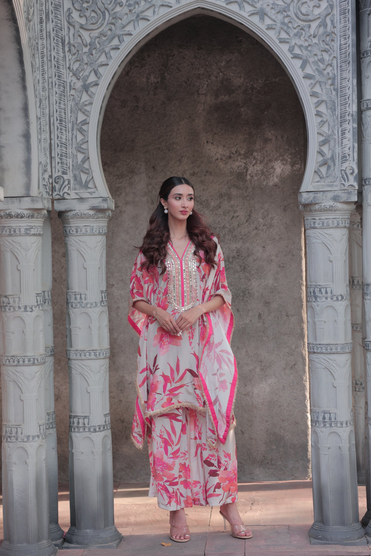 Miraz Maple Kaftan - Red