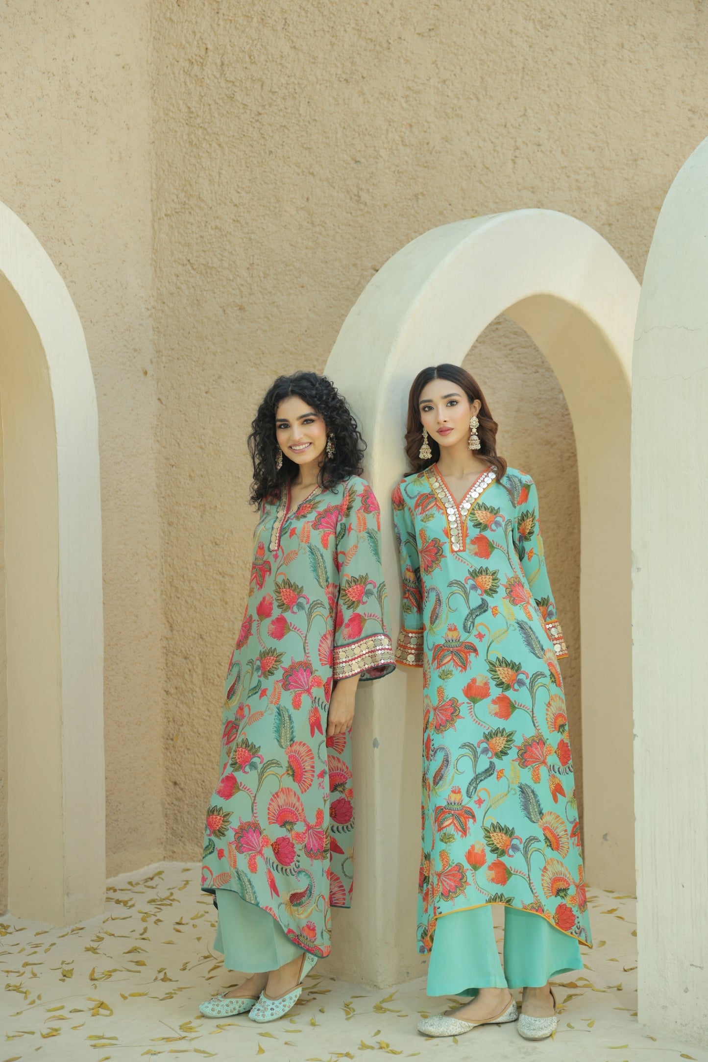 Sur Kurta Set - Blue