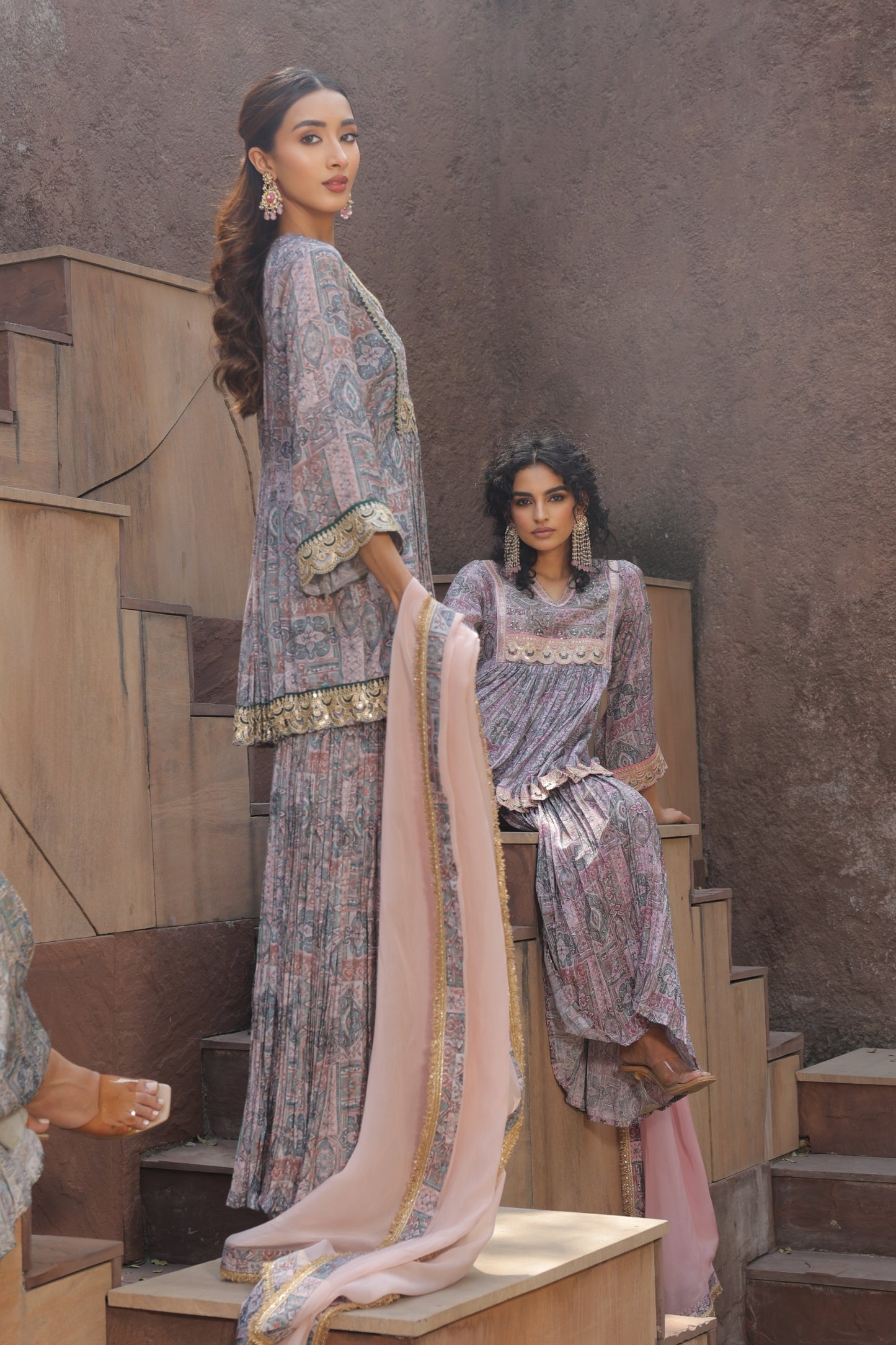 Paisly Sharara - Green