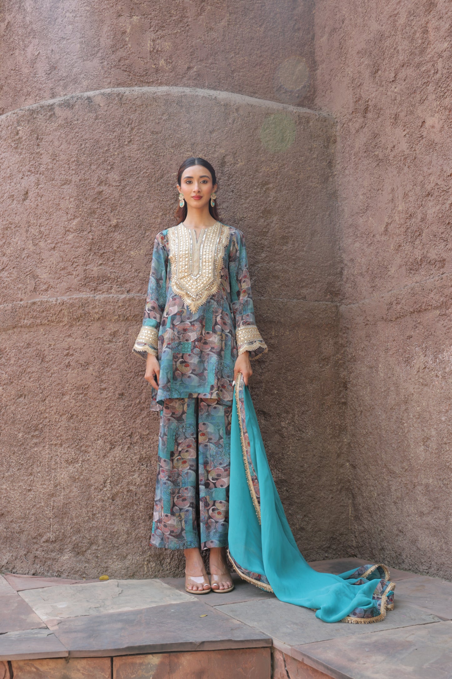 Zari Suit - Blue