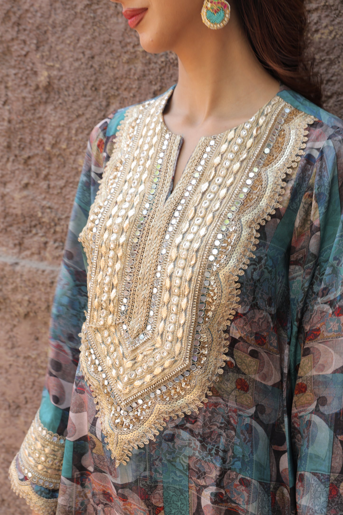 Zari Suit - Blue