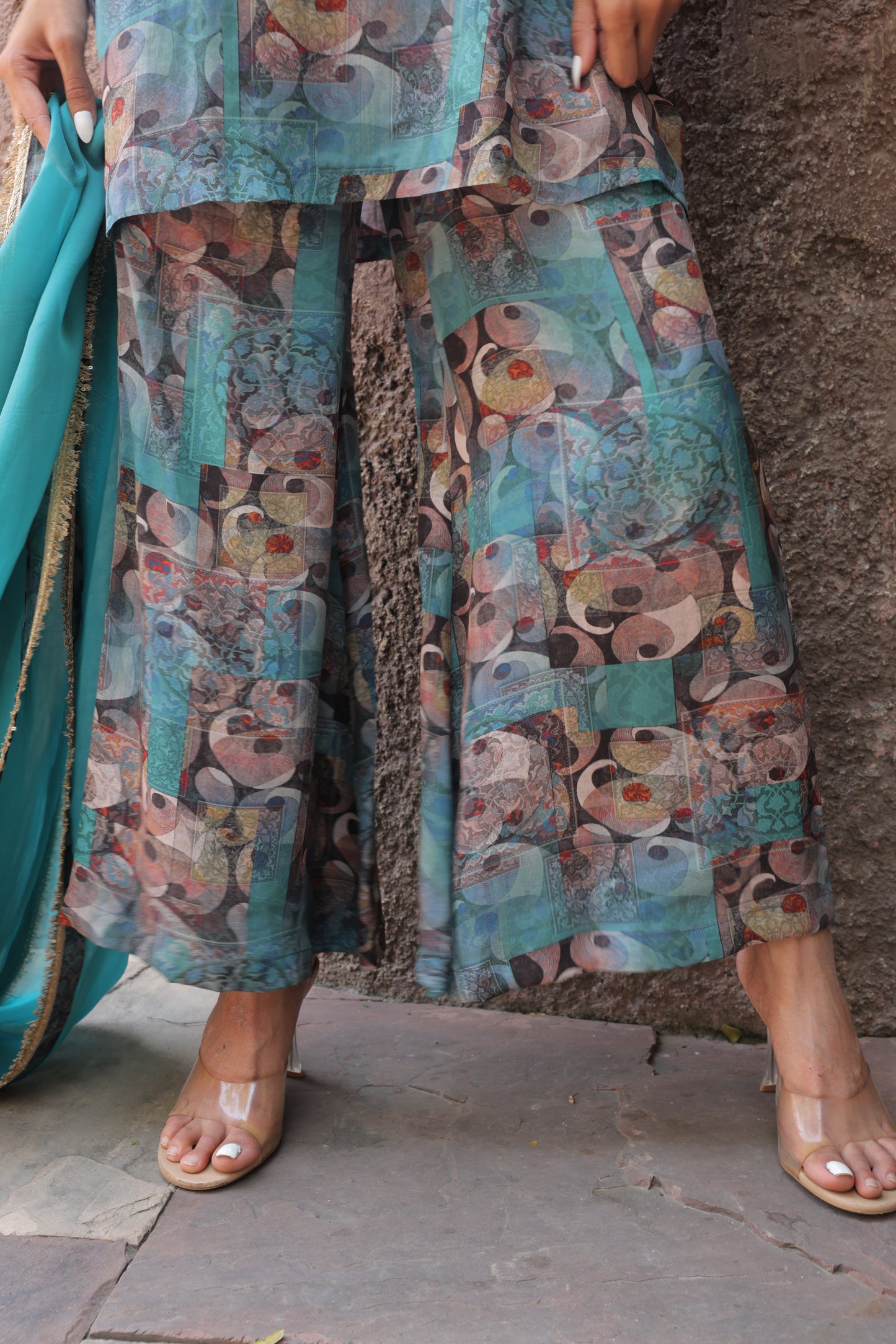 Zari Suit - Blue