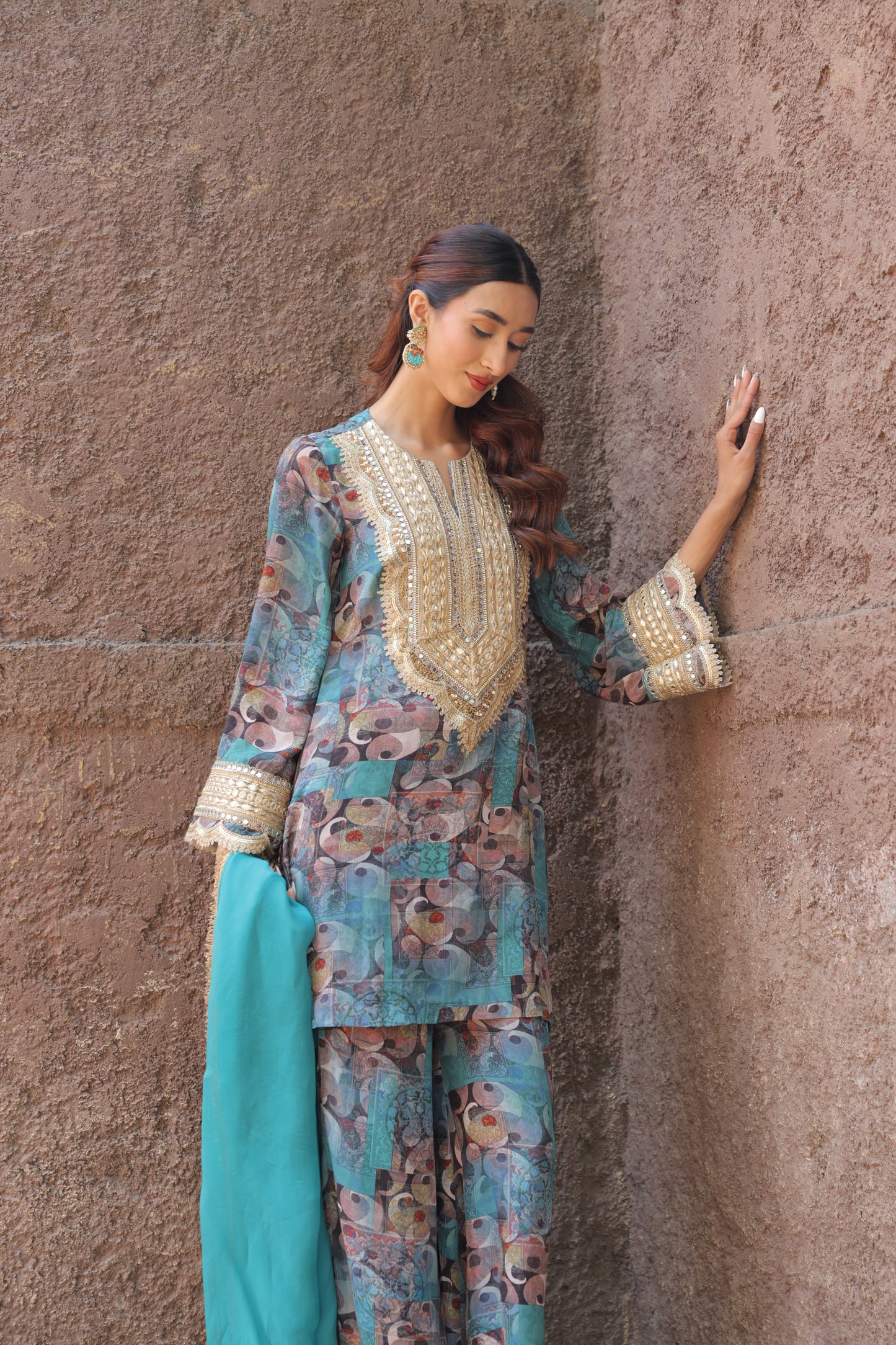 Zari Suit - Blue