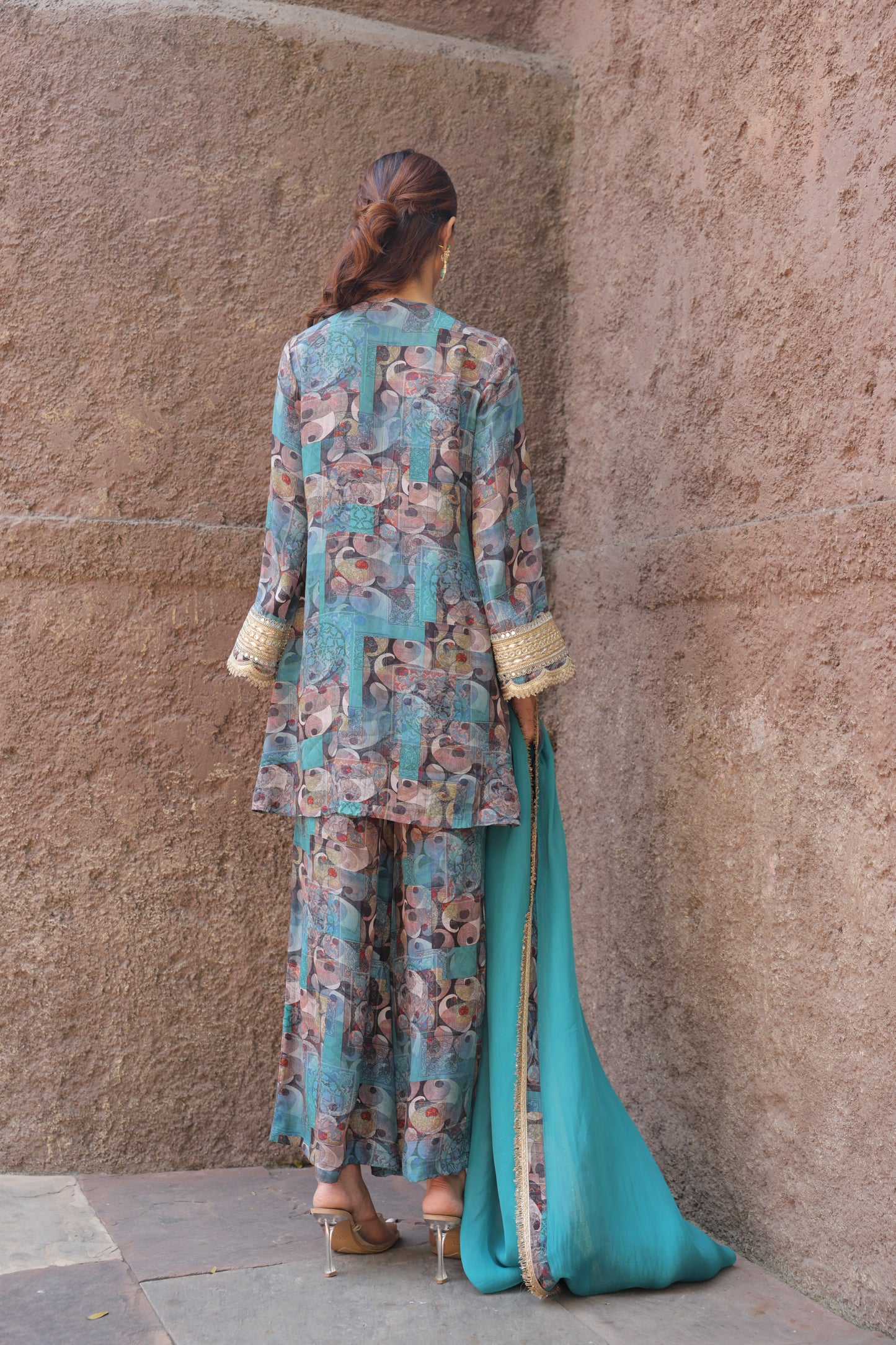 Zari Suit - Blue