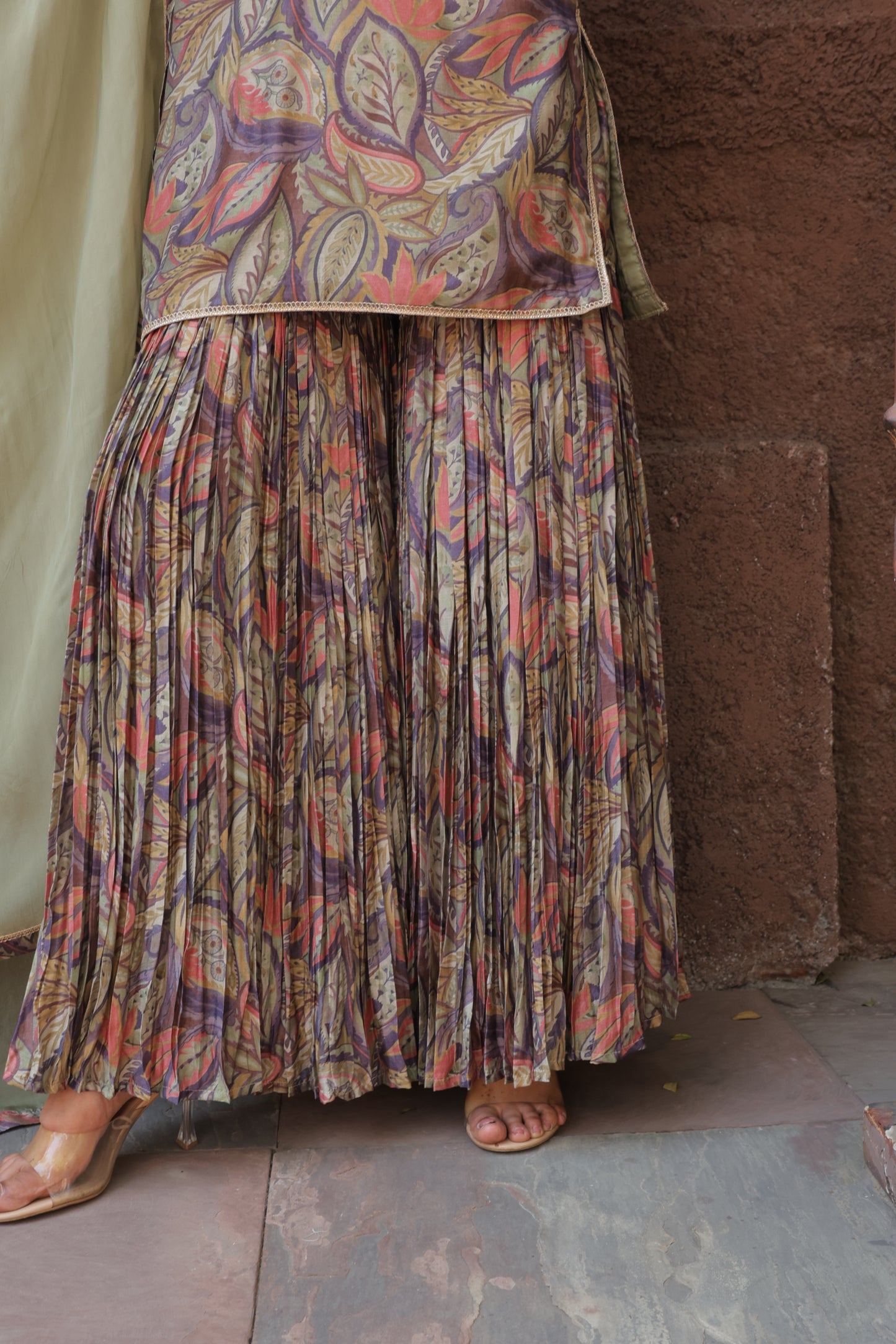 Rowan Kurta Sharara - Green