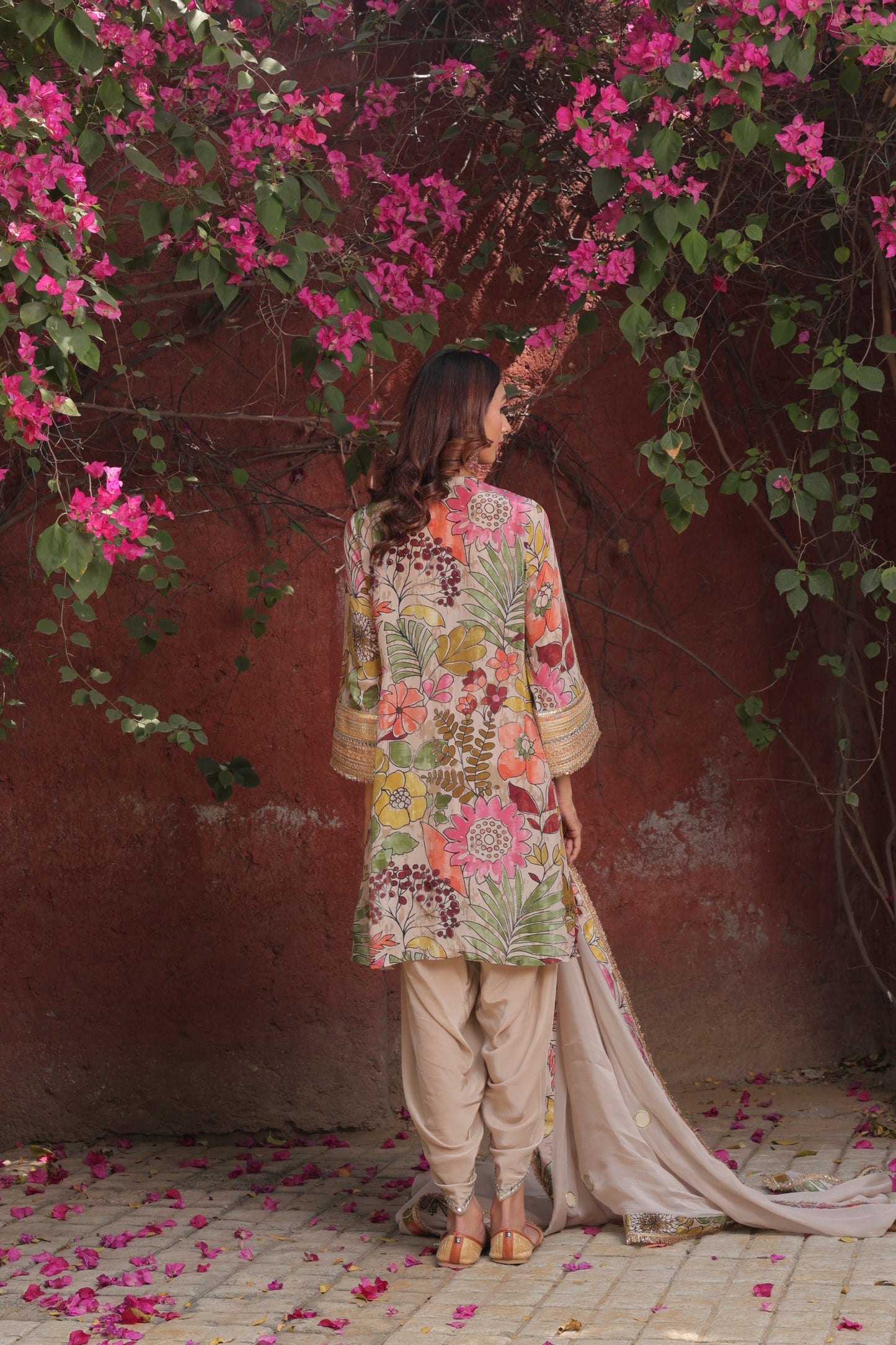 Inayat Tulip Dhoti - Beige