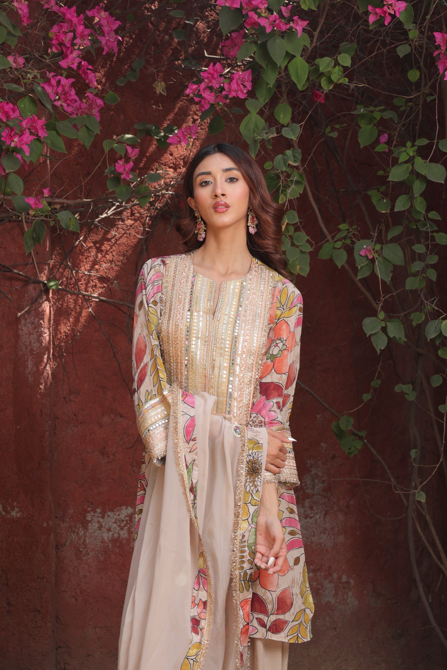 Inayat Tulip Dhoti - Beige