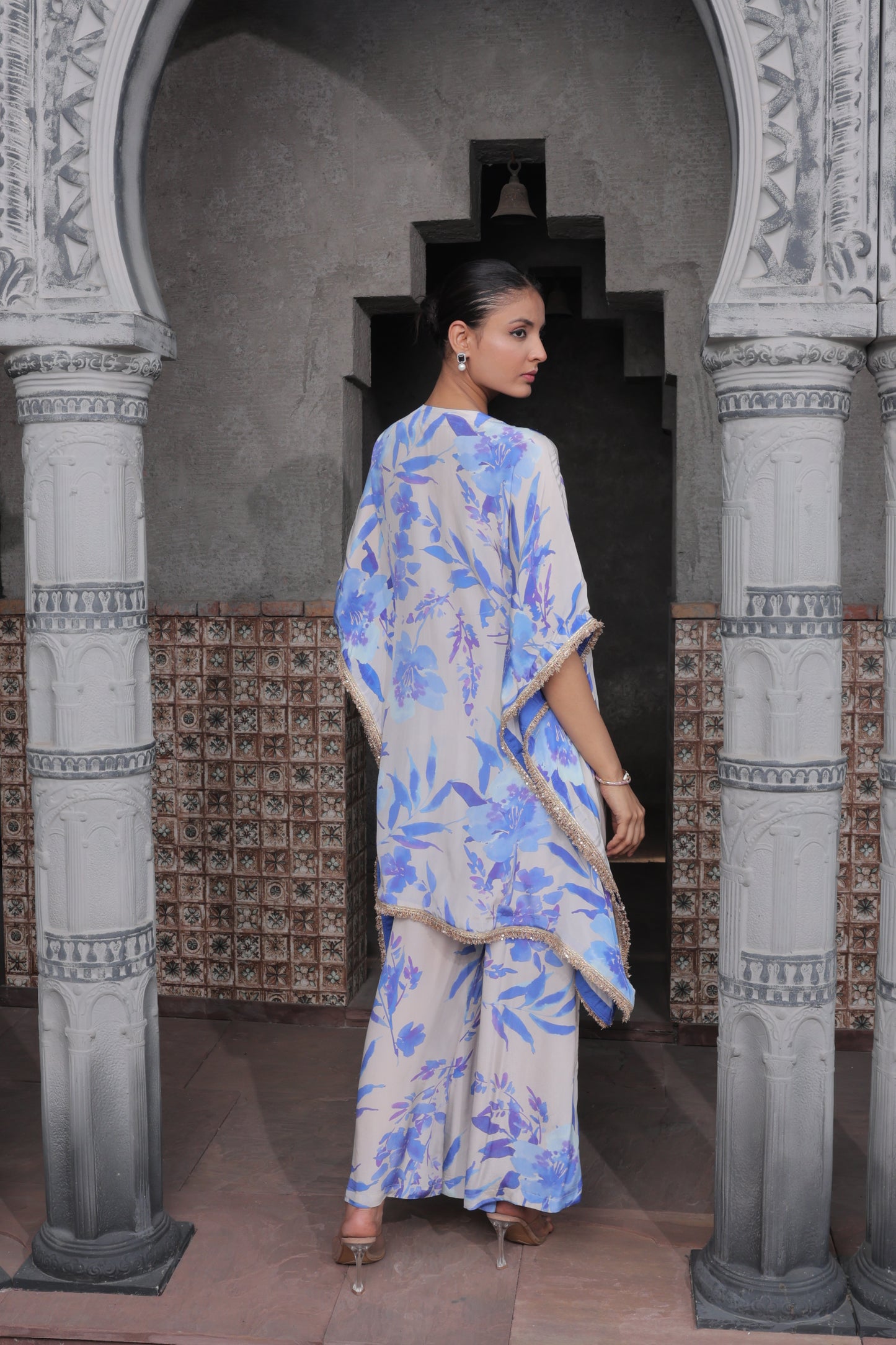 Miraz Maple Kaftan - Blue