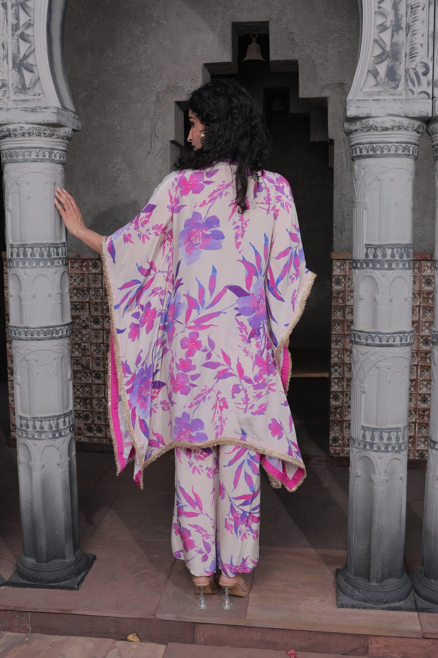 Miraz Maple Kaftan - Purple