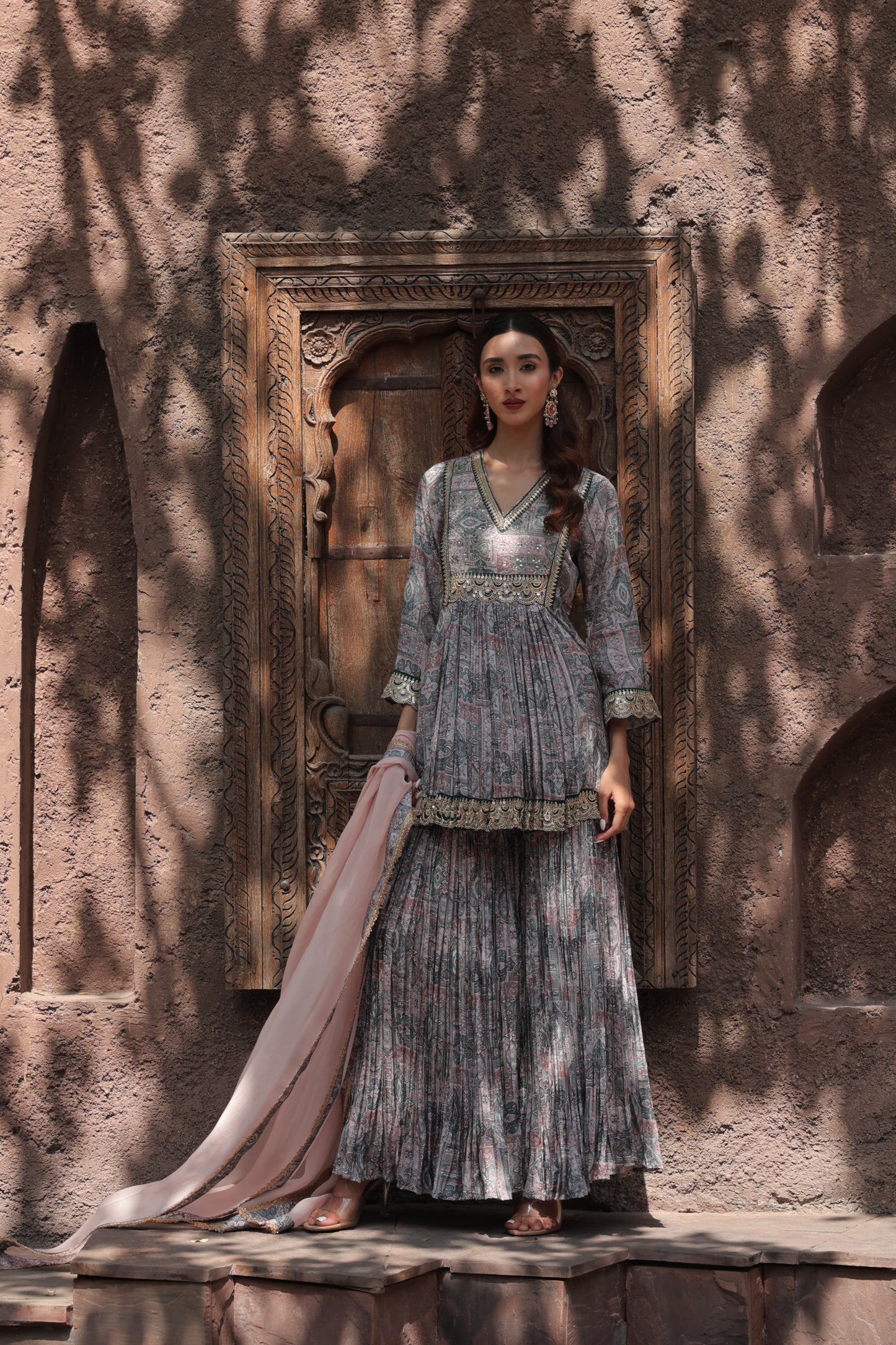 Paisly Sharara - Green