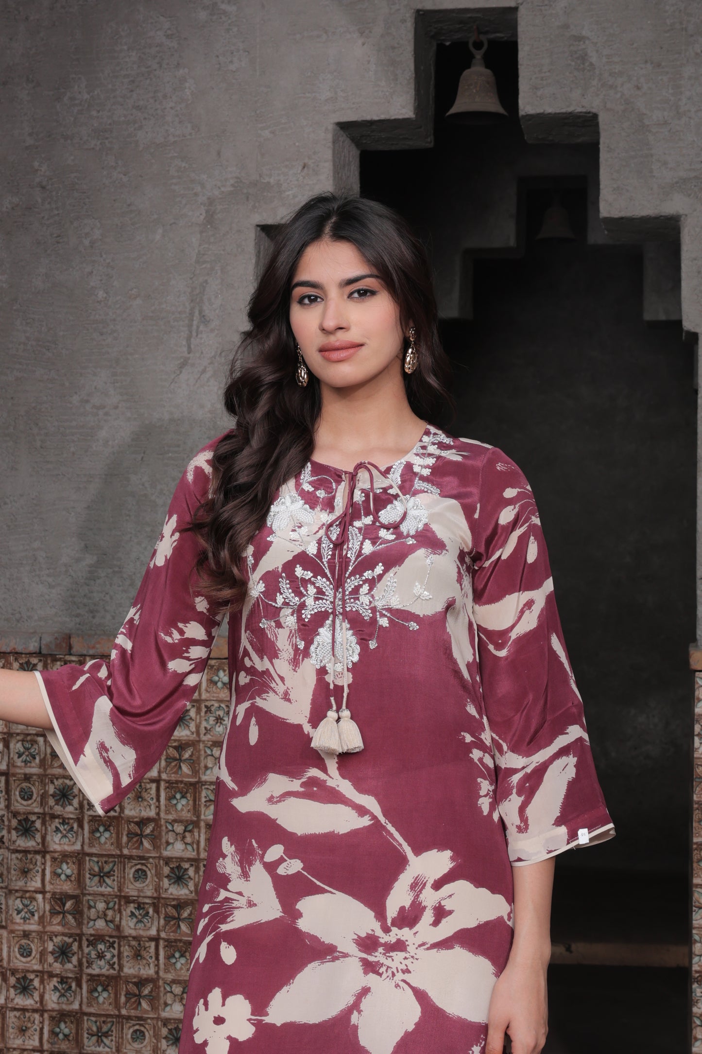 Freya Kurta - Red