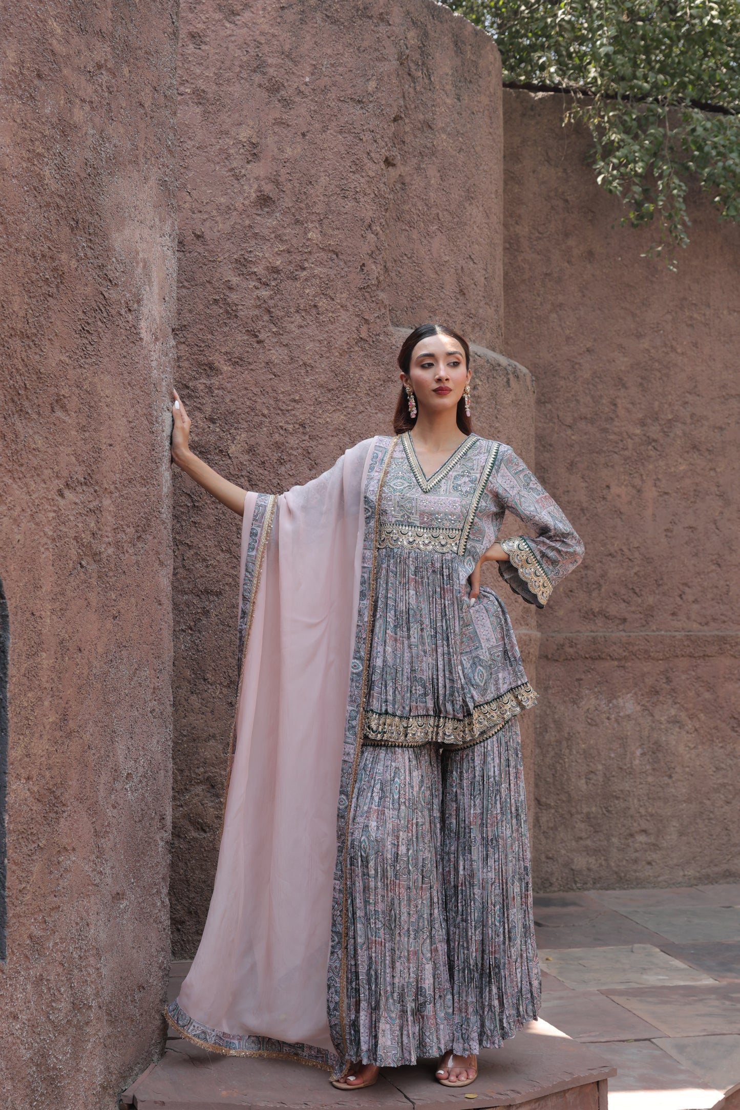 Paisly Sharara - Green
