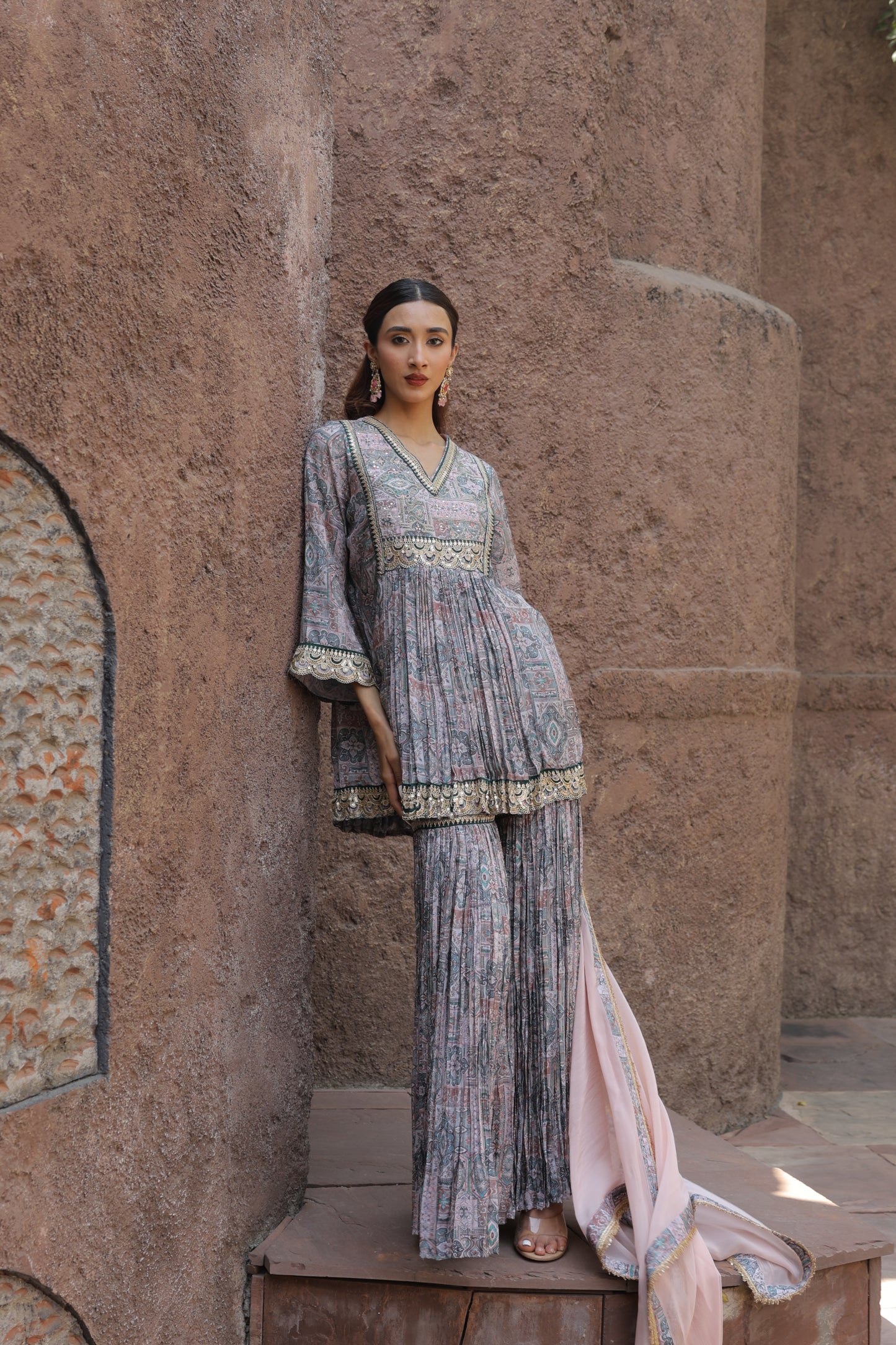 Paisly Sharara - Green