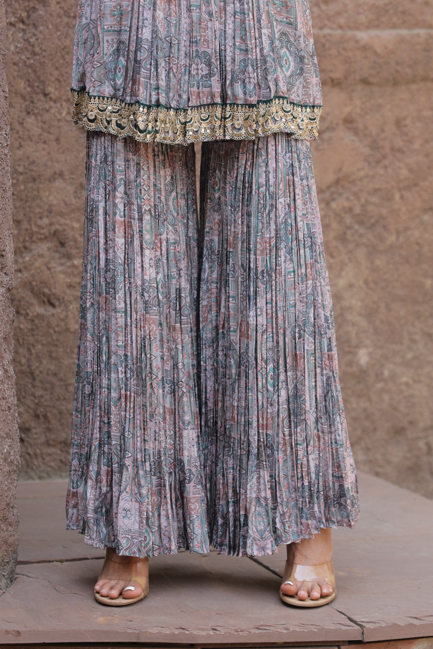 Paisly Sharara - Green