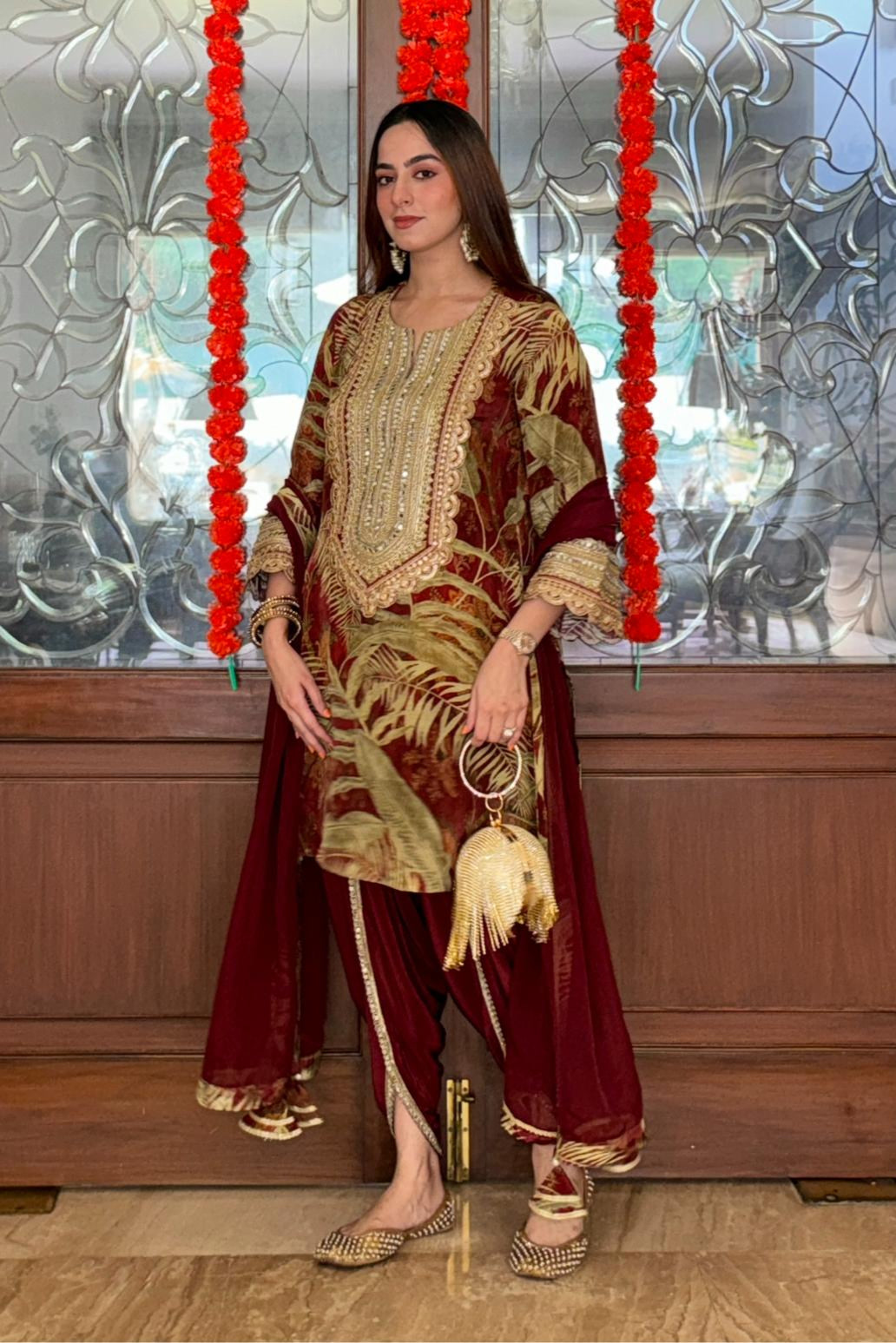 Aarzoo - Maroon