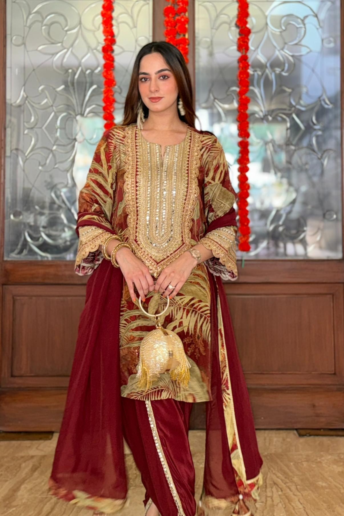 Aarzoo - Maroon