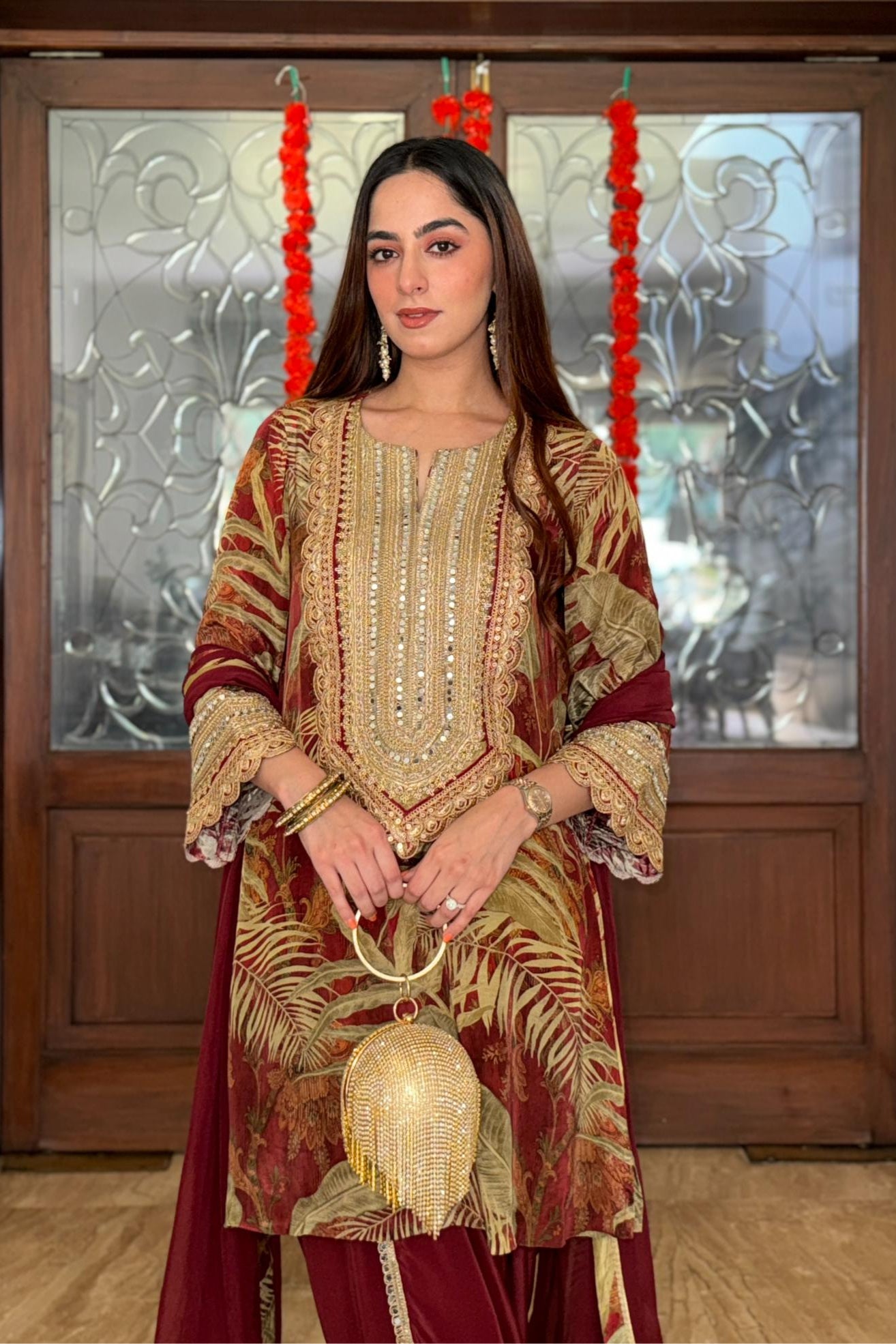 Aarzoo - Maroon