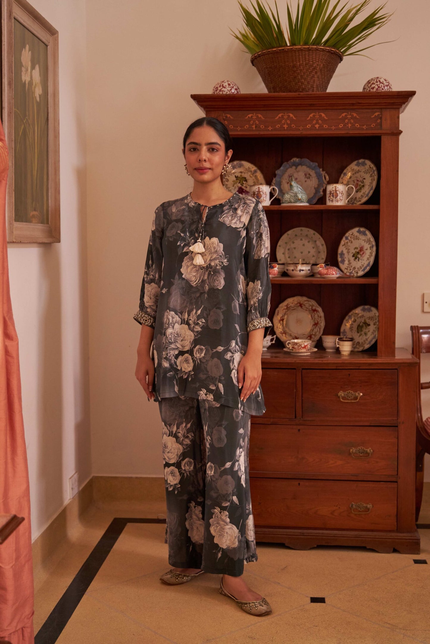 Aarohi Co-ord Set - Blue