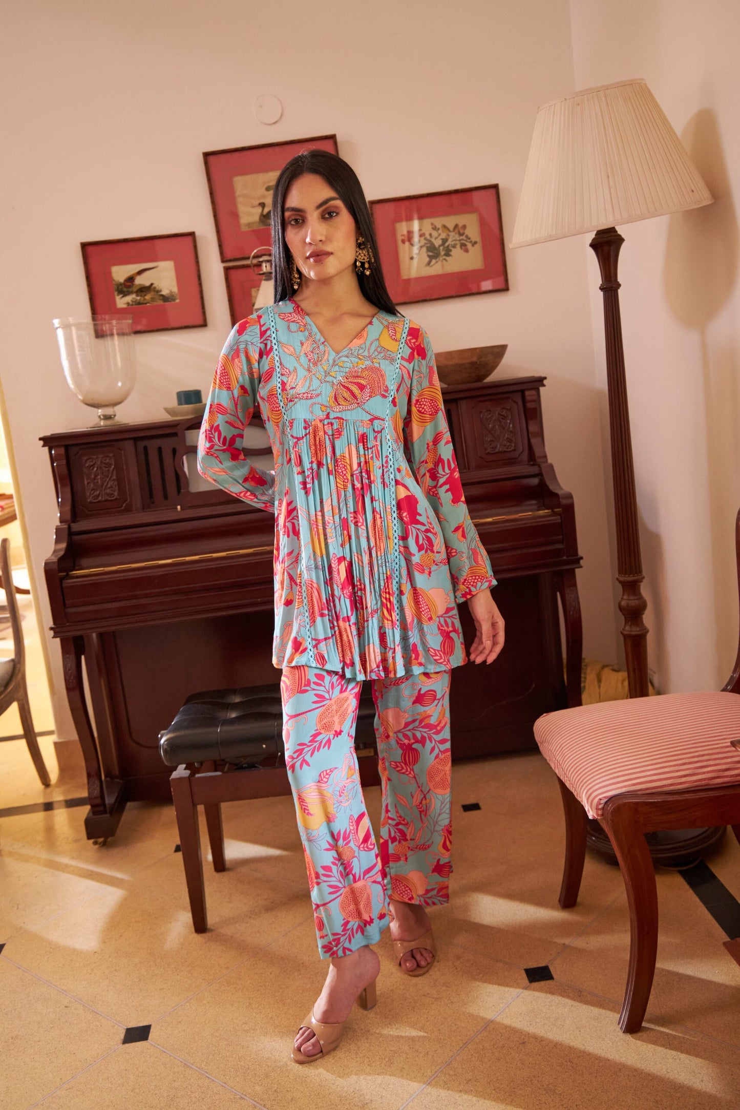 Sia Co-ord Set - Blue