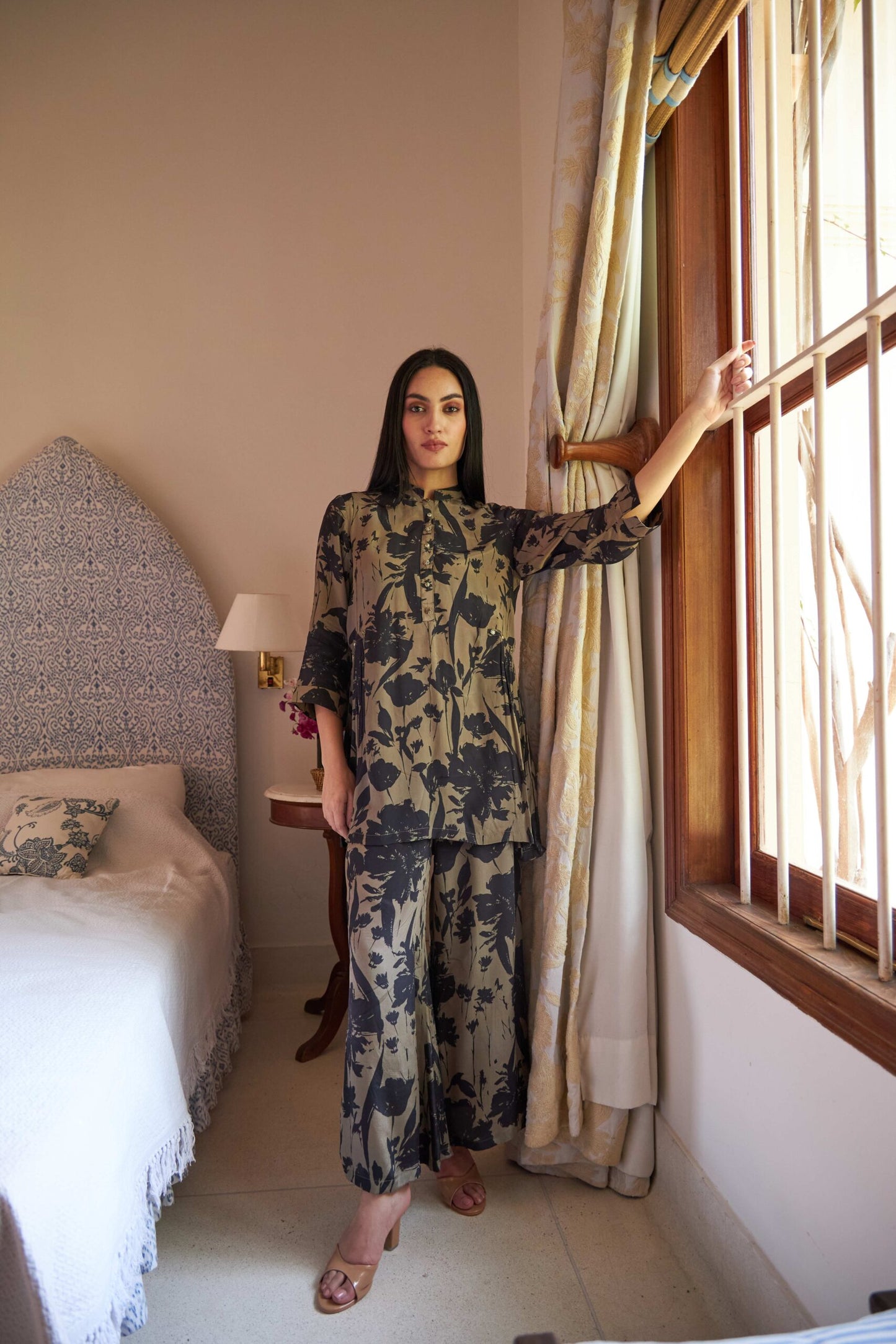 Aarohi Co-ord Set - Black