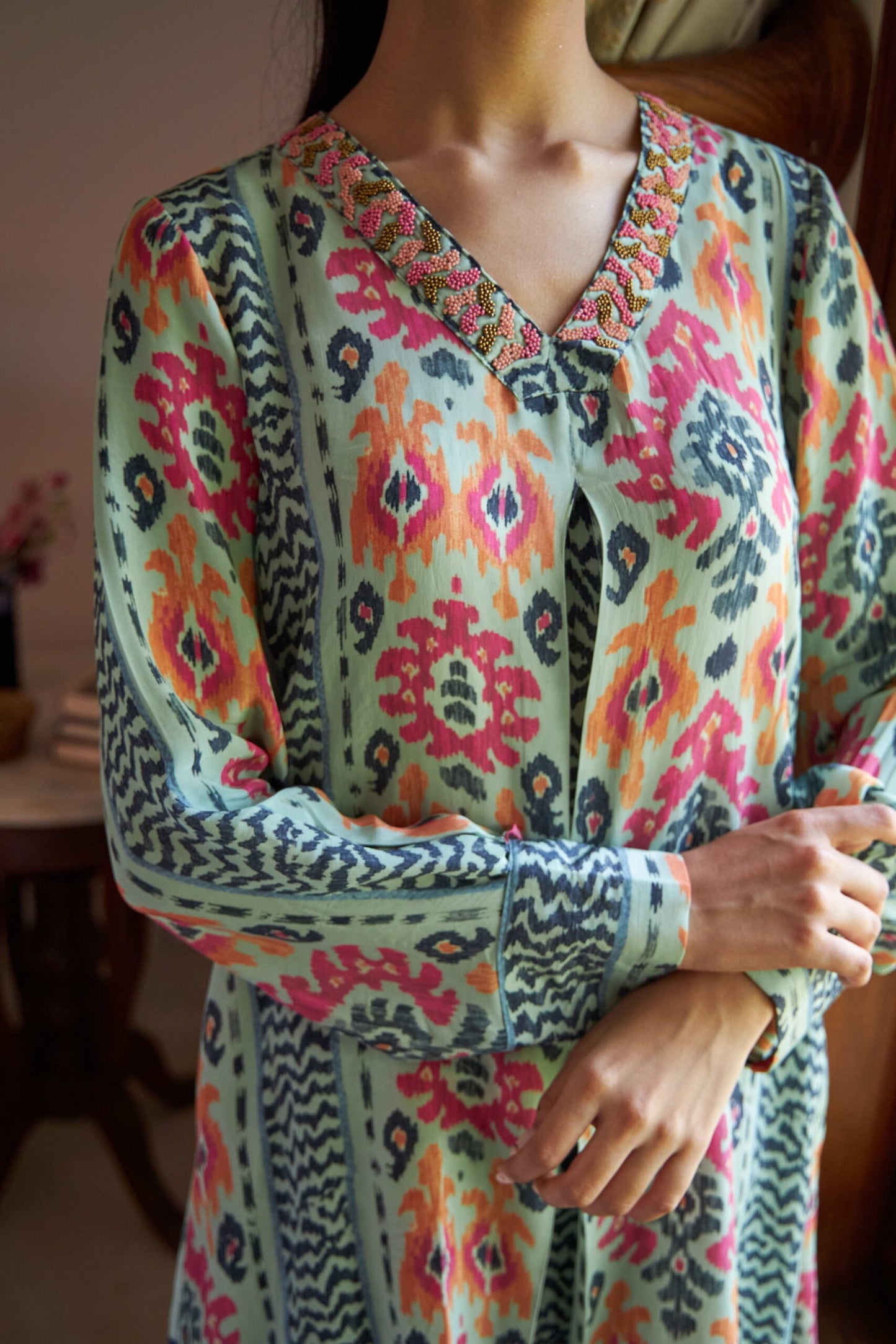 Floral Motif Set - Blue