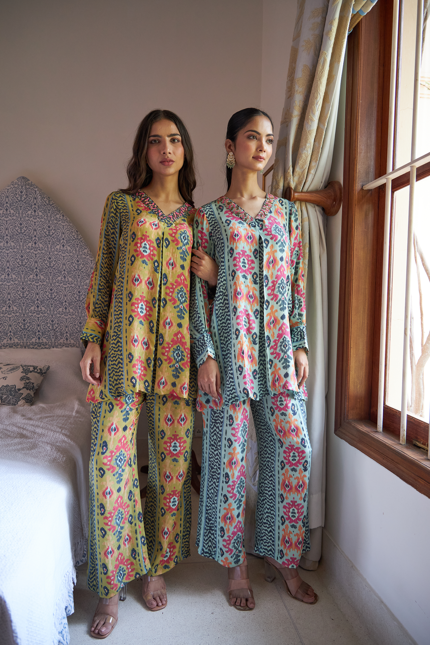 Floral Motif Set - Blue