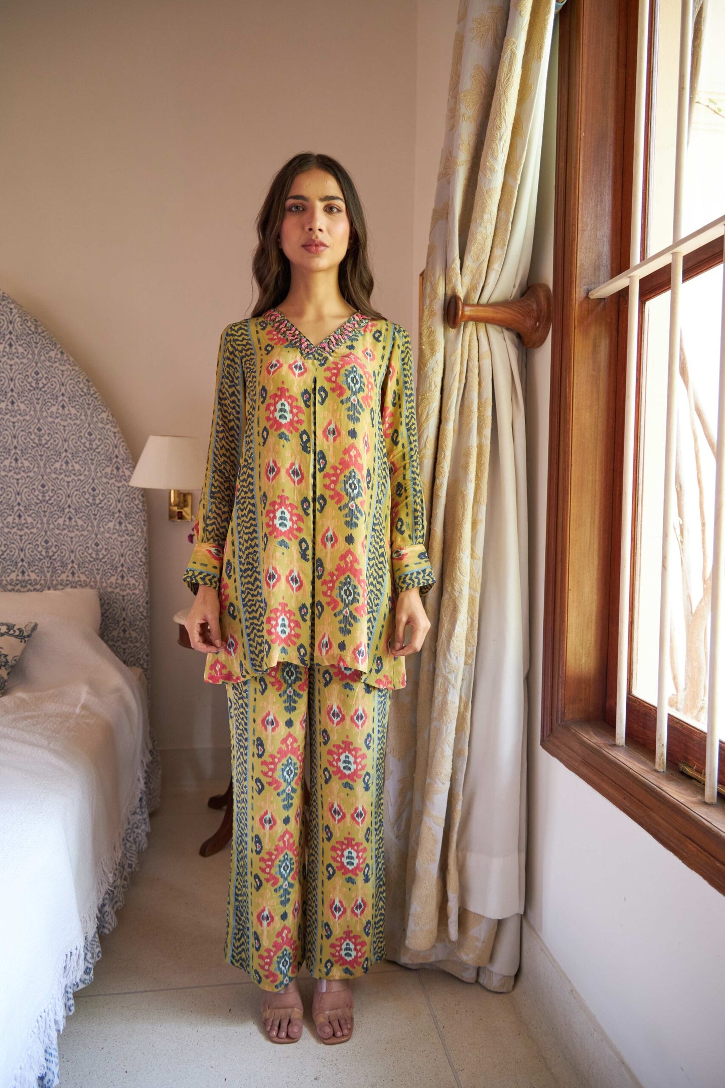 Floral Motif Set -Green