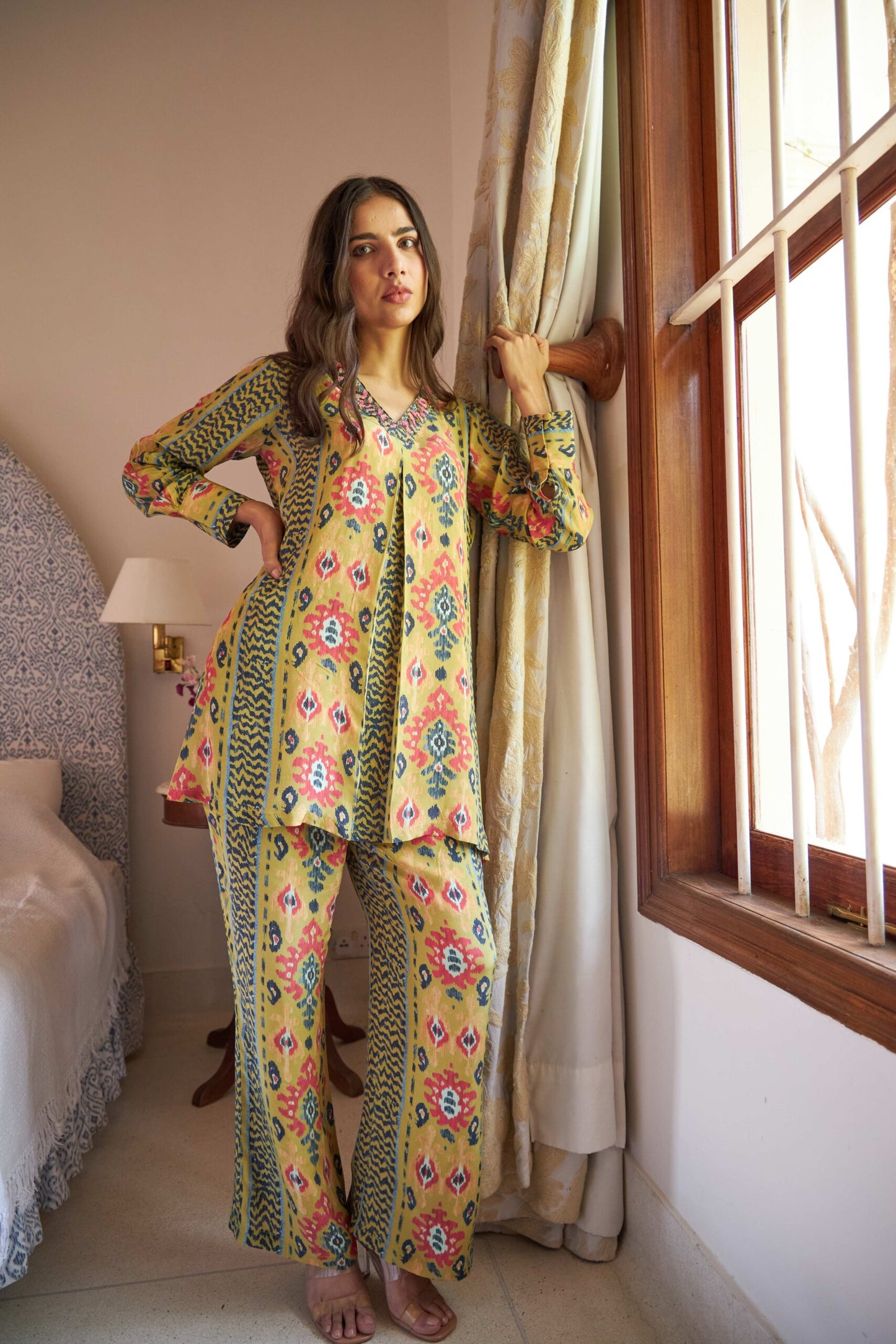 Floral Motif Set -Green