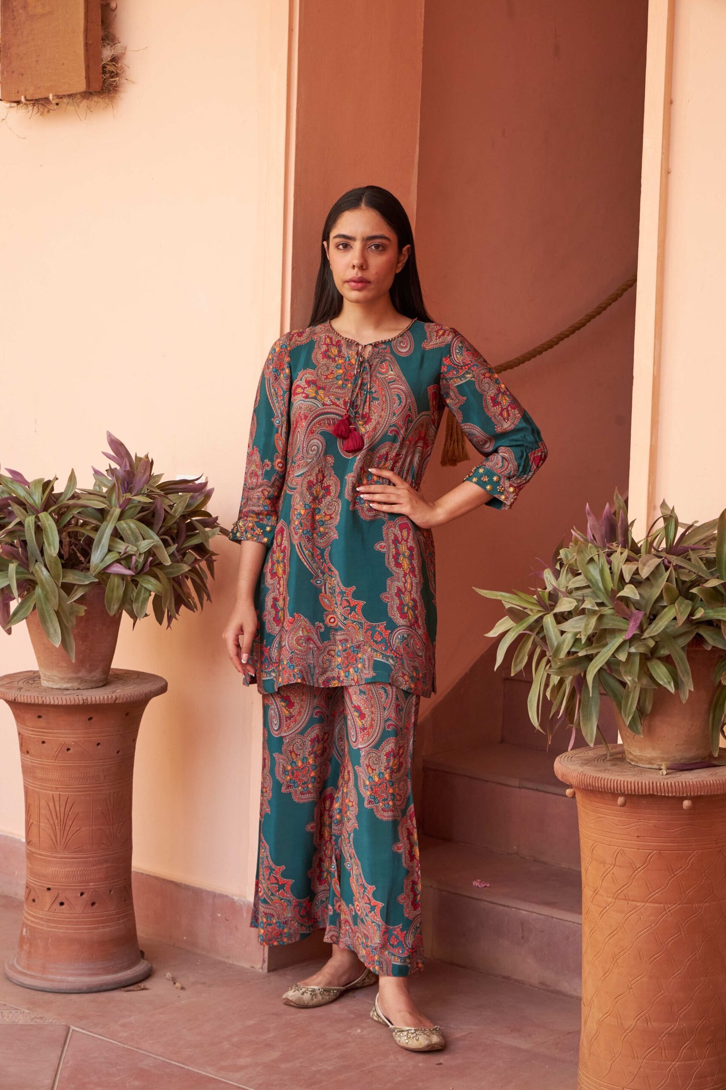 Nalini Set - Teal