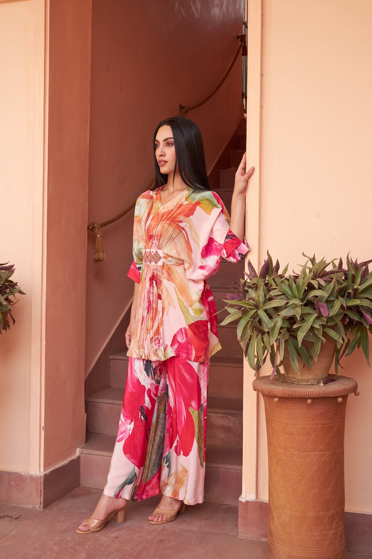 Saisha Co-ord Set - Pink