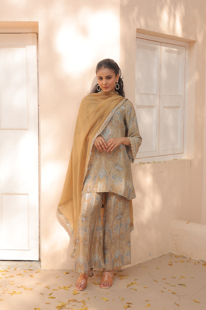 Nalina Paisly Suit - Yellow