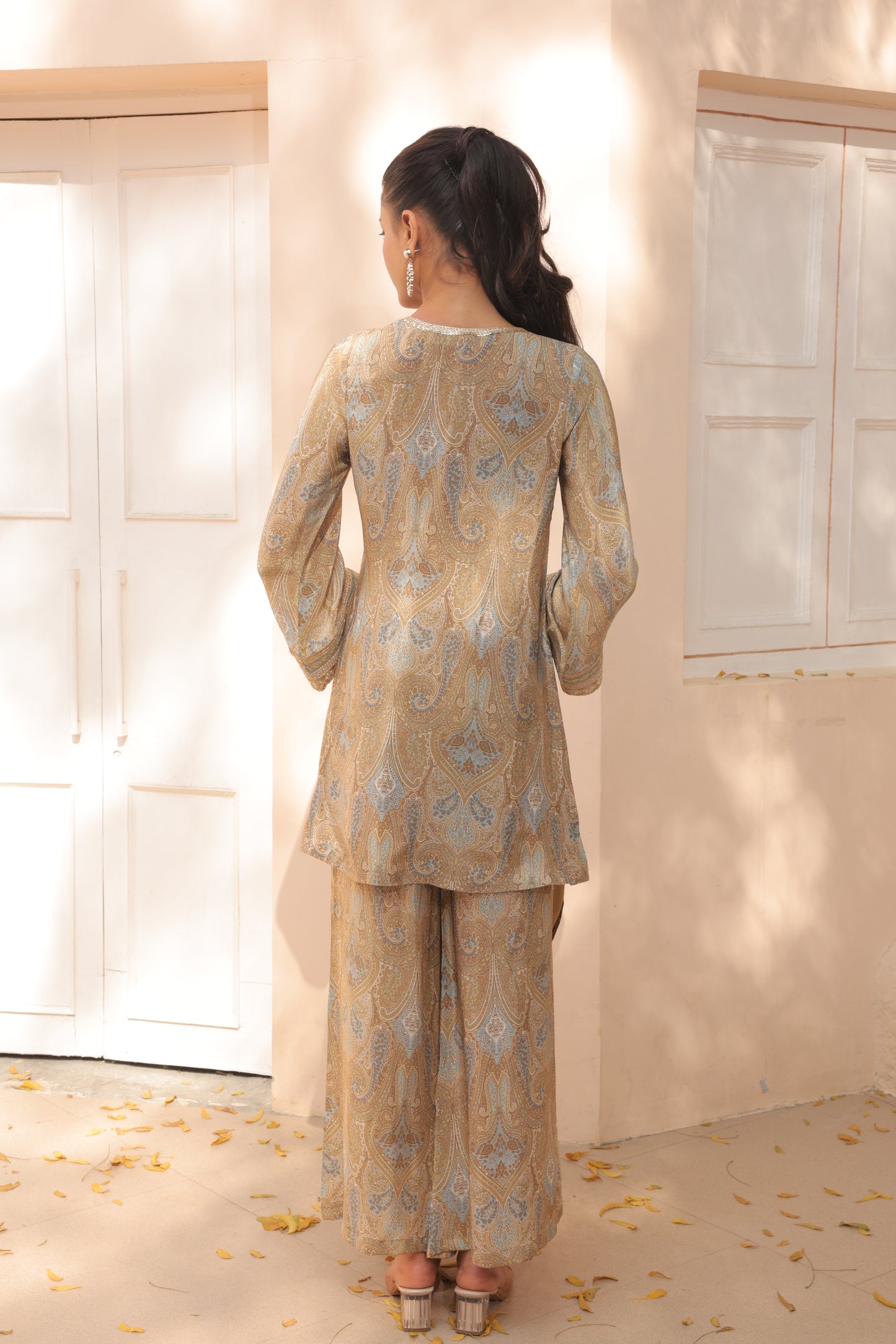 Nalina Paisly Suit - Yellow