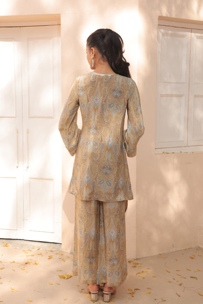 Nalina Paisly Suit - Yellow