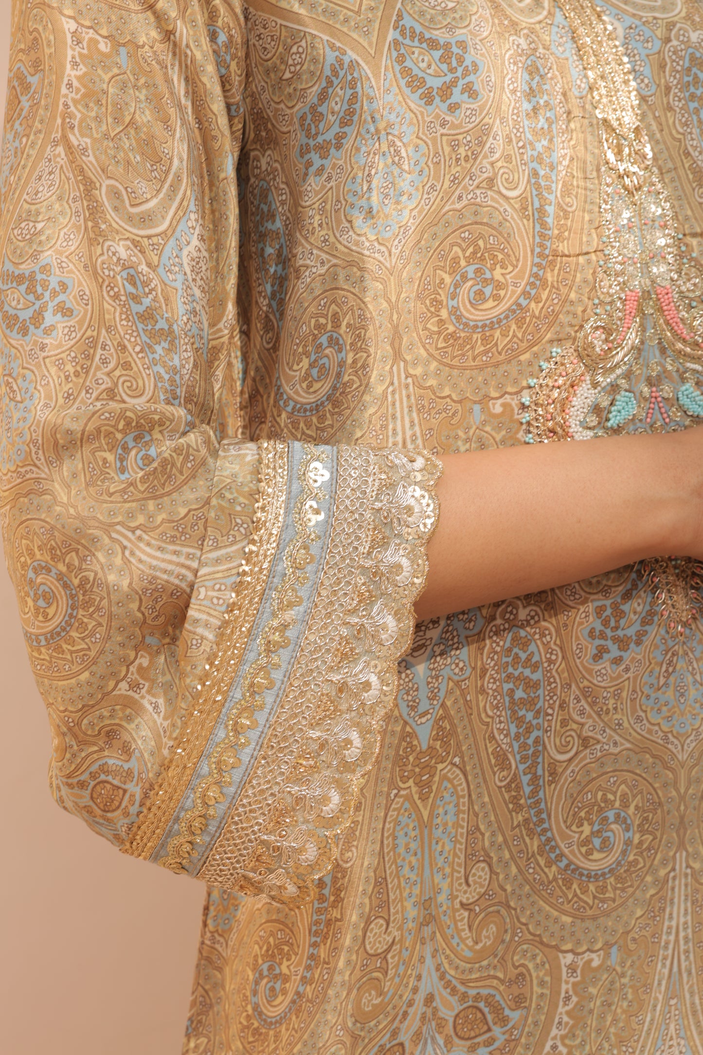 Nalina Paisly Suit - Yellow
