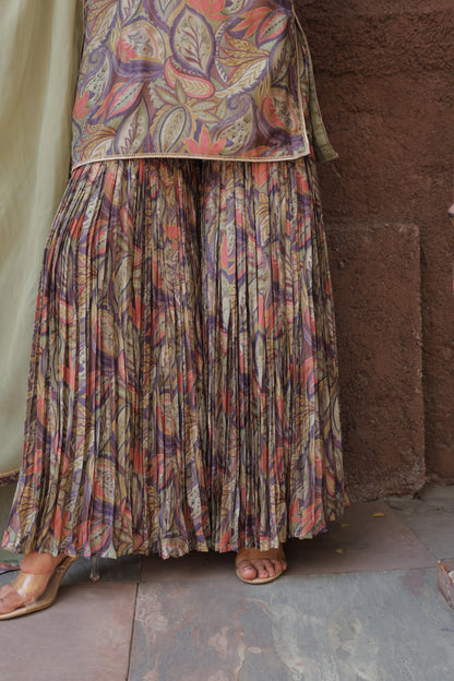 Rowan Kurta Sharara - Green