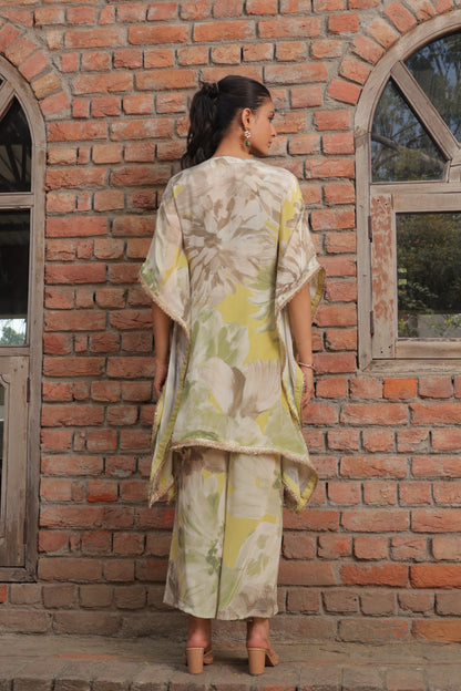 Cosmo Bloom Kaftan - Yellow
