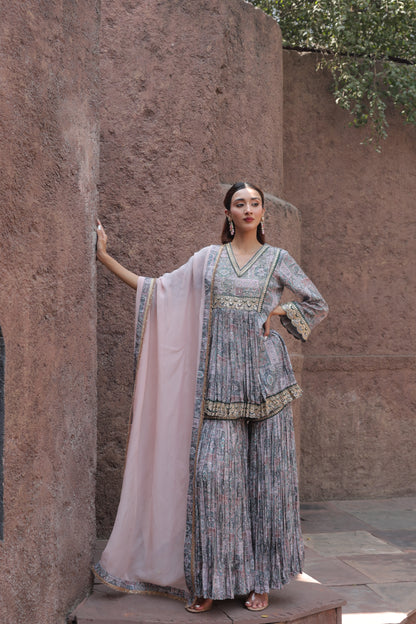 Paisly Sharara - Green