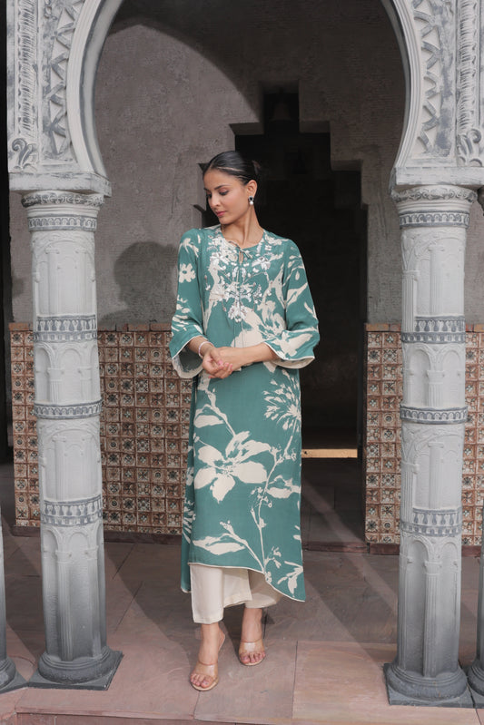 Freya Kurta - Green