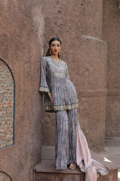 Paisly Sharara - Green