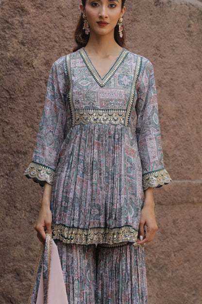 Paisly Sharara - Green