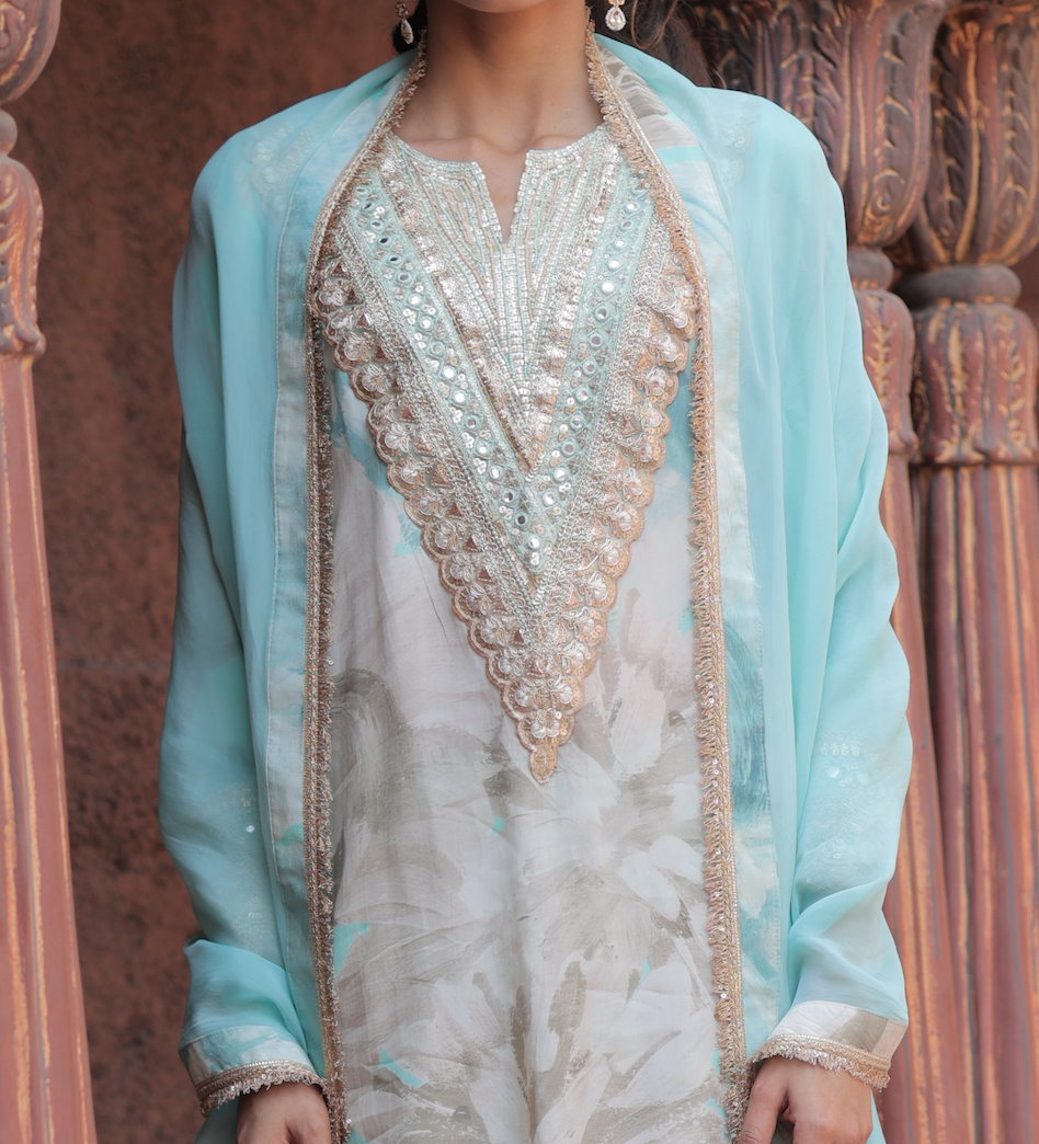 Cosmo Bloom Suit - Blue