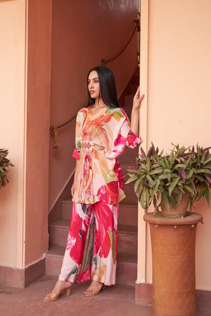 Saisha Co-ord Set - Pink