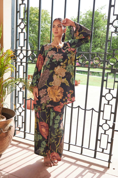 Prisha Co-ord Set - Black