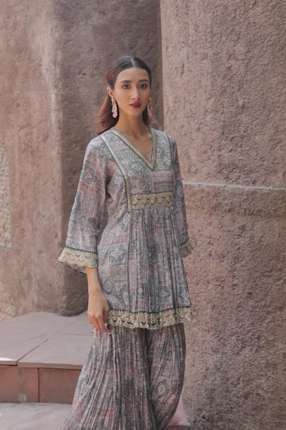 Paisly Sharara - Green